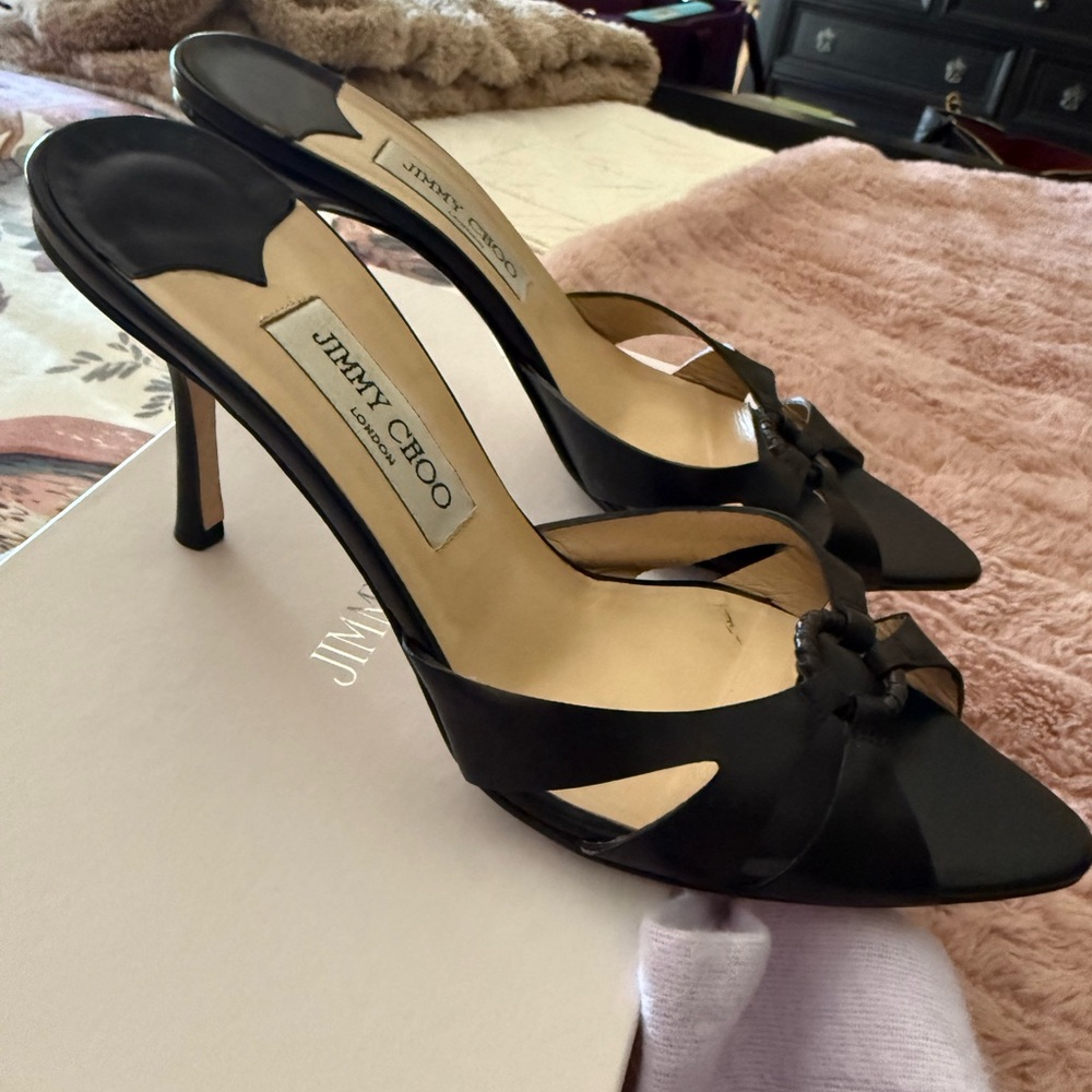 Jimmy Choo Black Women's Heels